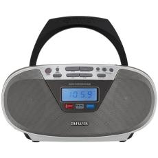 AIWA - Aiwa Radio med CD-spelare och Bluetooth - Silver