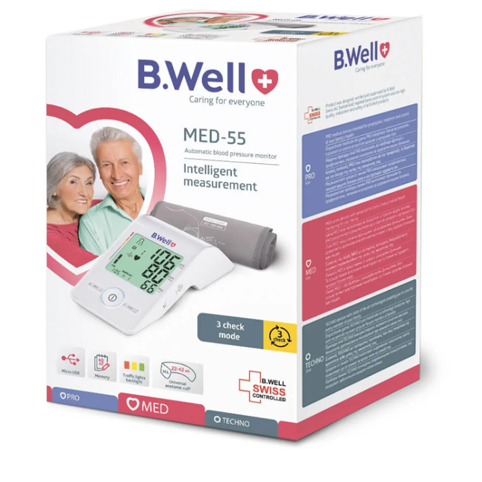 B.WELL - B.WELL Blodtrycksmätare MED-55