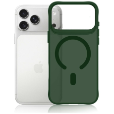 3MK - 3MK Mobilskal F&ouml;r iPhone 17 Pro Magsafe Smoke - Gr&ouml;n