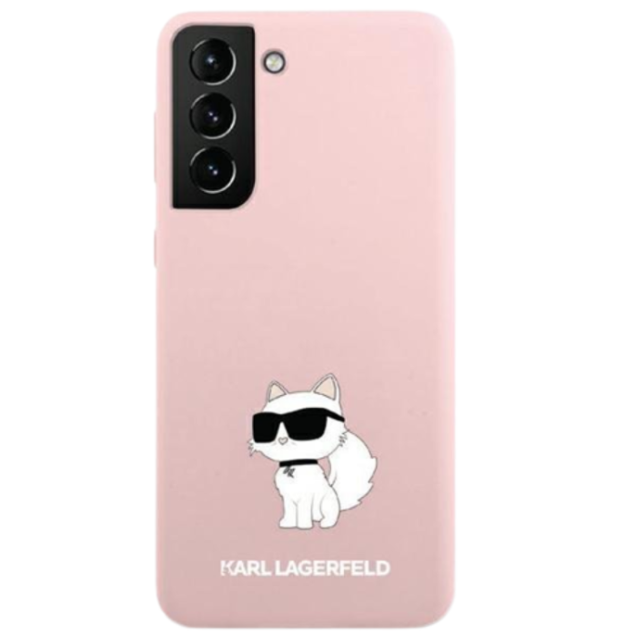 KARL LAGERFELD - Karl Lagerfeld Galaxy S23 Ultra Skal Silicone Choupette - Rosa