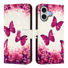 A-One Brand - iPhone 17 Plånboksfodral Printing Pattern Med Strap