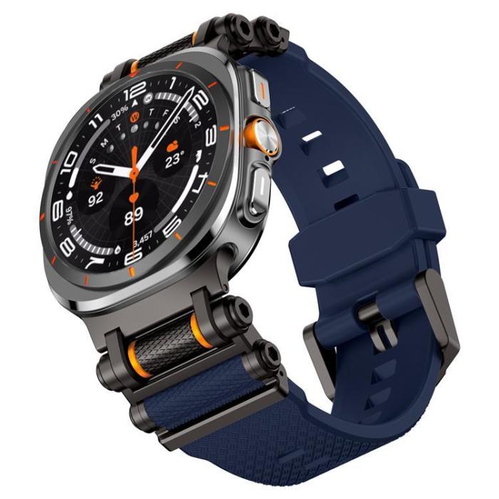 Boom of Sweden - Galaxy Watch Ultra (47mm) Armband Rotation Axis Silikon - Blå