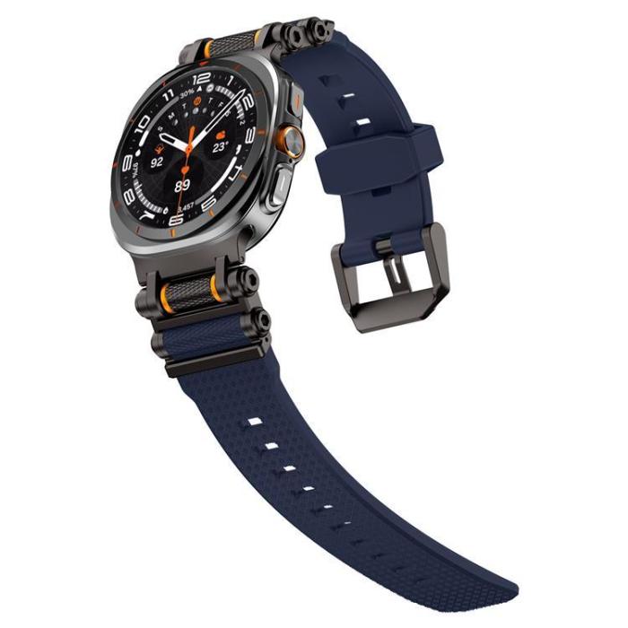 Boom of Sweden - Galaxy Watch Ultra (47mm) Armband Rotation Axis Silikon - Blå