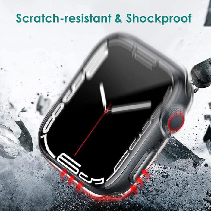 OEM - TPU Skal Apple Watch 7 45 mm - Transparent