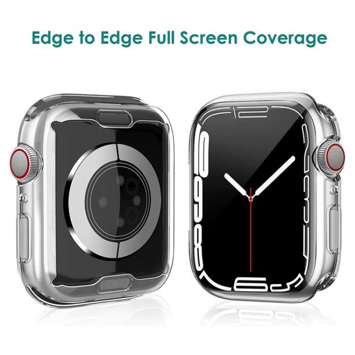 OEM - TPU Skal Apple Watch 7 45 mm - Transparent