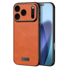 SULADA - SULADA iPhone 17 Pro Mobilskal PU-läder+TPU+PC - Orange