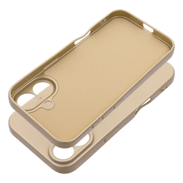 OEM - iPhone 16 Plus Mobilskal Metallic - Guld