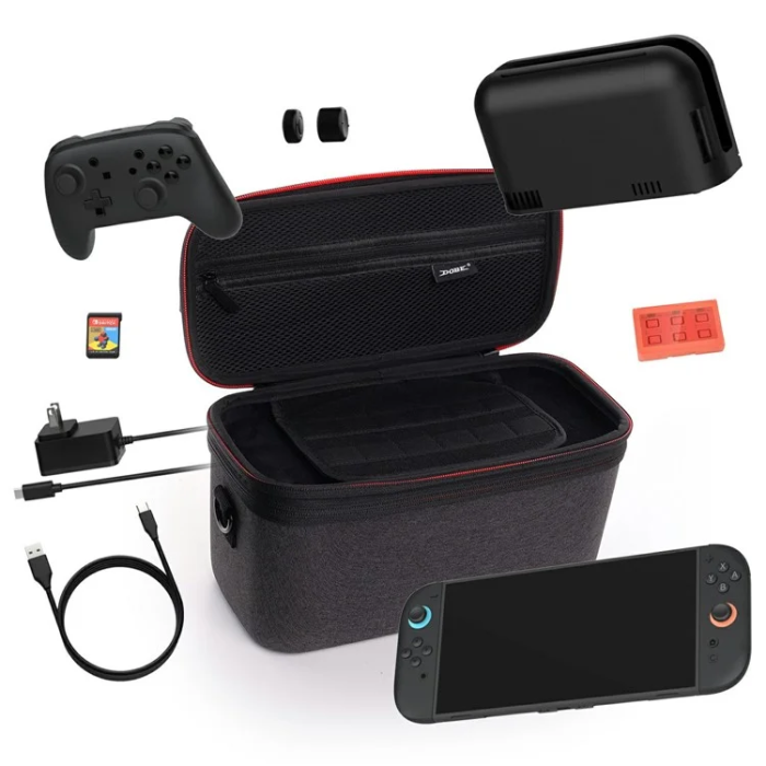 Dobe - Dobe Nintendo Switch 2 Konsol Förvaringsväska - Grå