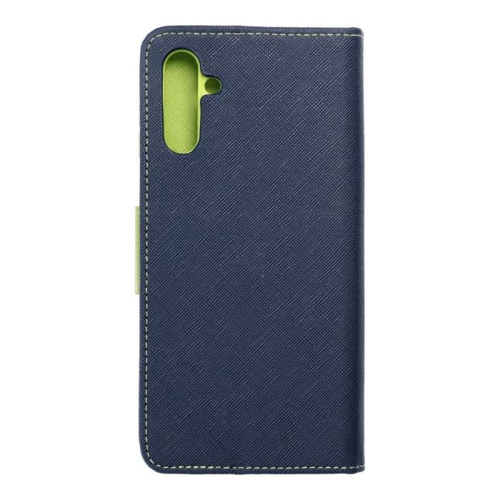 OEM - Galaxy A13 5G Plånboksfodral Fancy Eco Läder - Blå