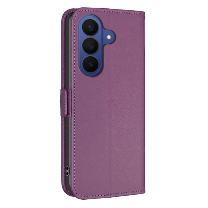 BINFEN COLOR - BINFEN Samsung Galaxy S26 Pro Plånboksfodral Konstläder Flip Folio - Mörklila
