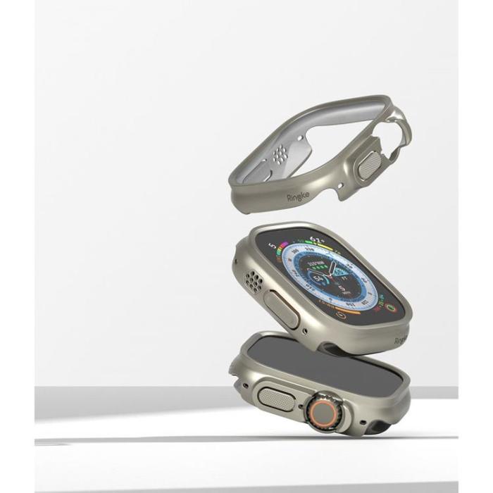 Ringke - [2-Pack] Ringke Apple Watch Ultra (49mm) Skal Slim - Clear/Grå
