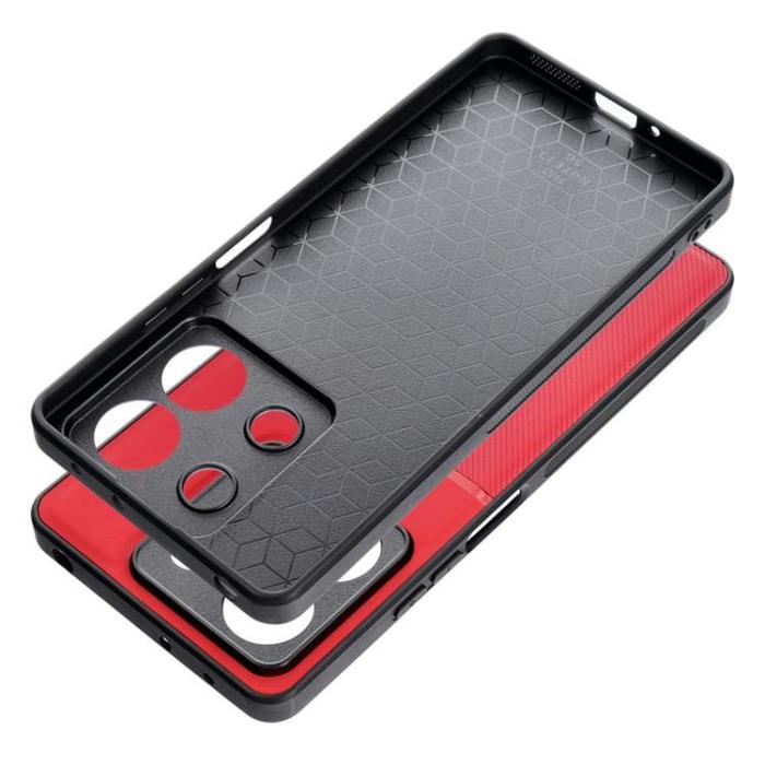 OEM - Xiaomi Redmi Note 13 5G Mobilskal Noble - Röd