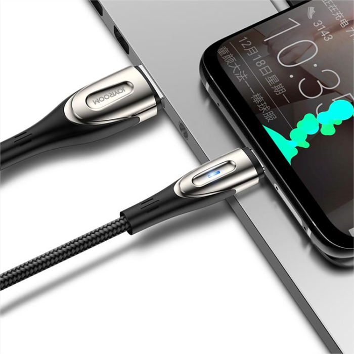 Joyroom - Joyroom USB-A till Lightning kabel 3A 1.2m - Svart
