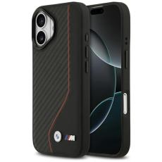 BMW - BMW iPhone 17 Mobilskal MagSafe M Carbon Line & Logo - Röd
