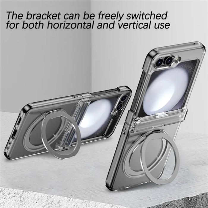 A-One Brand - Galaxy Z Flip 7 Mobilskal Magsafe Spring Hinge - Transparent