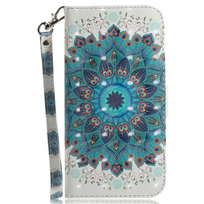 A-One Brand - Sony Xperia 10 VI Plånboksfodral 3D Pattern - Peacock