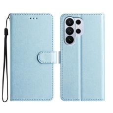 OEM - Samsung Galaxy S26 Ultra Pl&aring;nboksfodral Konstl&auml;der Folio Magnetl&aring;s - Ljusbl&aring;