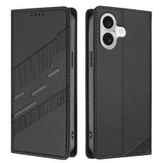 A-One Brand - iPhone 17 Plånboksfodral Punk Style Imprinted - Svart