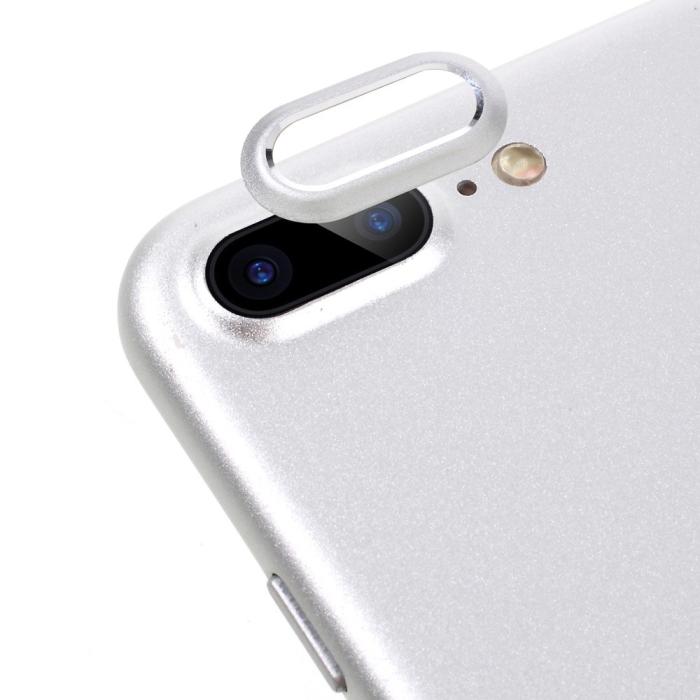 OEM - Kameralinsskydd i Härdat Glas till iPhone 7 Plus - Silver