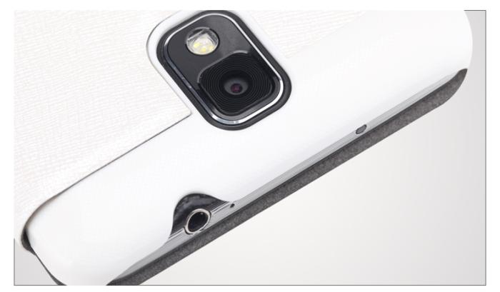 ROCK - Rock Excel Window Cover Fodral till Samsung Galaxy Note 3 (Vit)