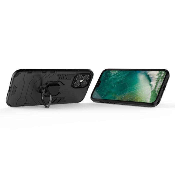 OEM - Hybrid Ring MobiliPhone 12 Pro Max Skal - Svart