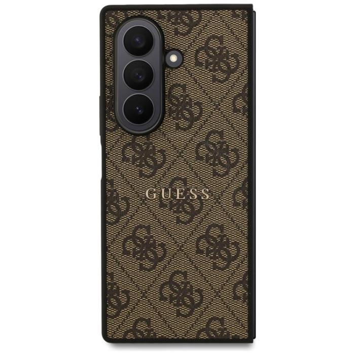 Guess - Guess Galaxy Z Fold 7 Mobilskal MagSafe 4G Classic - Brun