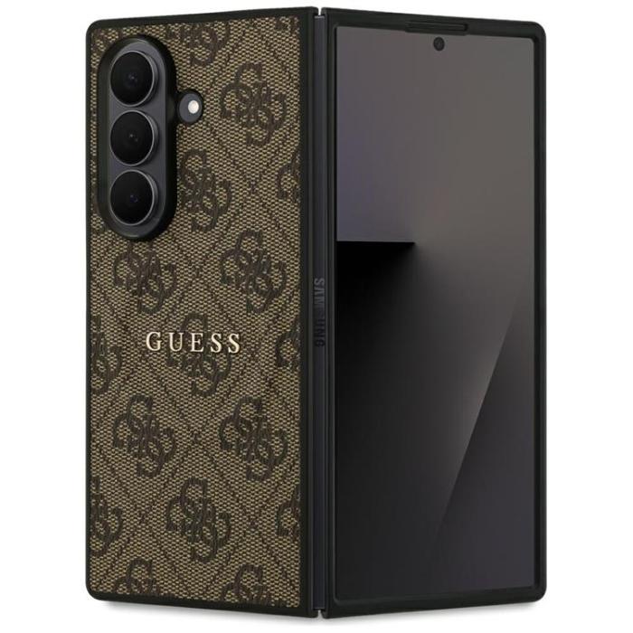 Guess - Guess Galaxy Z Fold 7 Mobilskal MagSafe 4G Classic - Brun