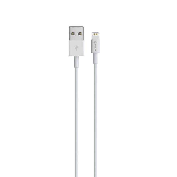 Comma USB Till Lightning 1m Kabel 2.4A Jub MFi - Vit | 3541 | AlltMobil