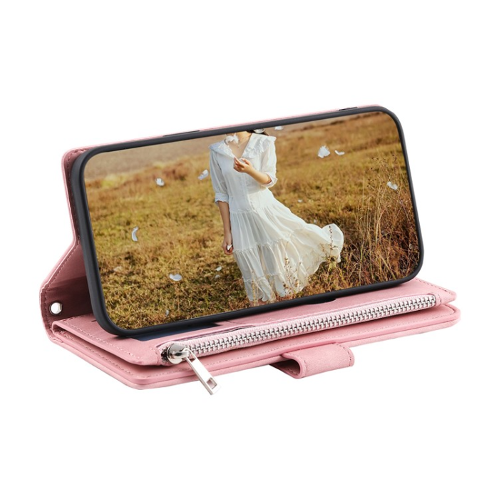 OEM - Galaxy S23 Plus Plånboksfodral Rhombus - Rosa