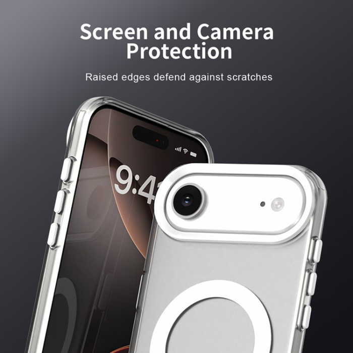 A-One Brand - iPhone 17 Air Mobilskal MagSafe Anti Drop Hybrid - Vit