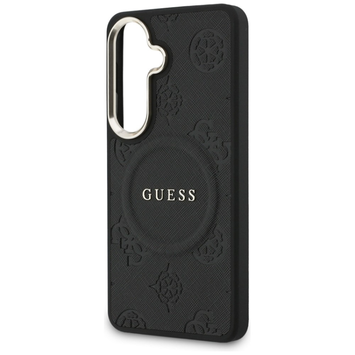 Guess - Guess Mobilskal För Galaxy S26 Plus MagSafe Saffiano Peony Embossed Ring