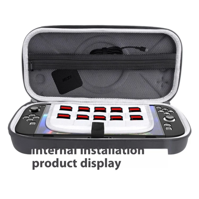 OEM - Nintendo Switch 2 Bärväska Handhållen Organizer Läder - Svart
