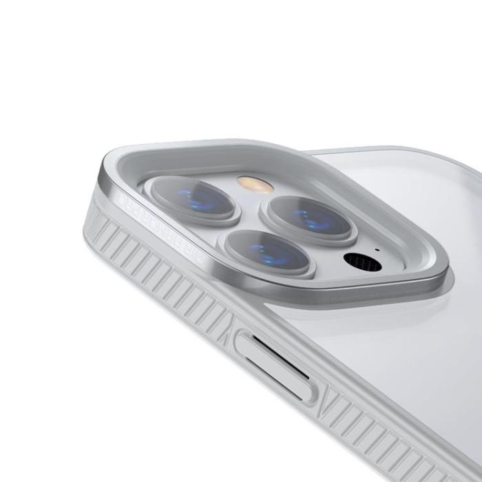BASEUS - Baseus Crystal Skal iPhone 13 Pro Max - Grå