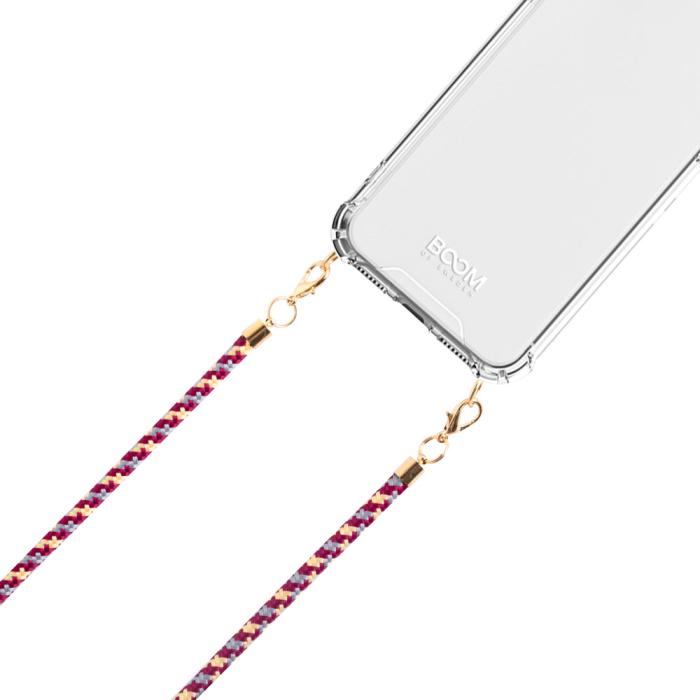 Boom of Sweden - Boom iPhone 13 skal med mobilhalsband- Rope CamoRed