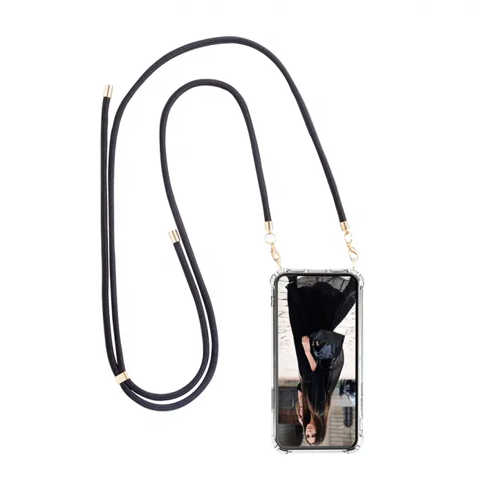 Boom of Sweden - Boom iPhone 11 Pro Max skal med mobilhalsband- Rope Black