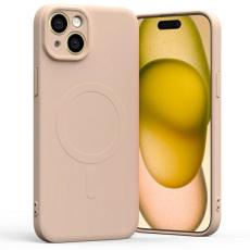 Mercury - Mercury iPhone 15 Plus Mobilskal MagSafe Semi-Silikon - Rosa