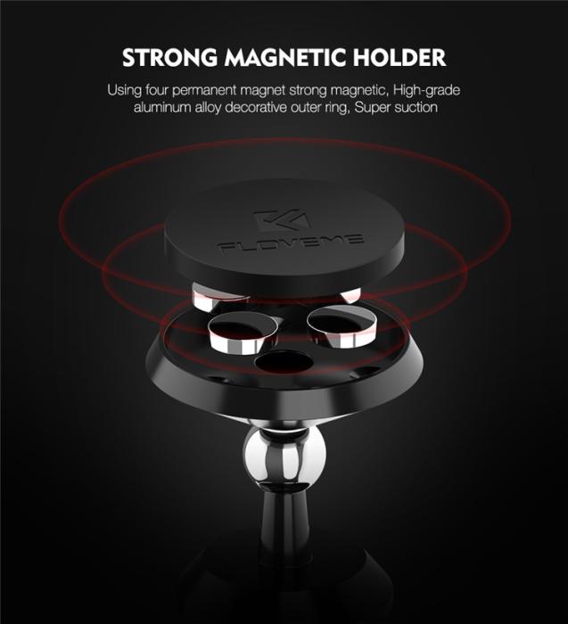 UTGATT1 - Floveme universal magnetisk bilhållare - Silver