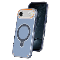 A-One Brand - iPhone Air Mobiskal MagSafe Med Kickstand TPU + PC - Blå