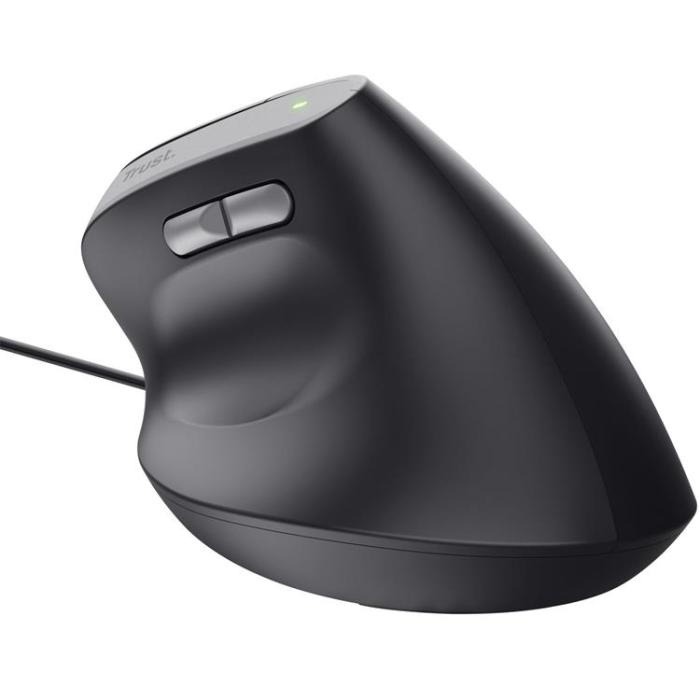 Trust - TRUST Bayo II Ergonomisk Mus - Svart