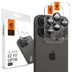 Spigen - [2-PACK] Spigen iPhone 17 Pro/17 Pro Max Kameralinsskydd Härdat Glas