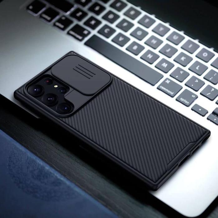 Nillkin - Nillkin Galaxy S23 Ultra Skal Camshield Pro - Svart