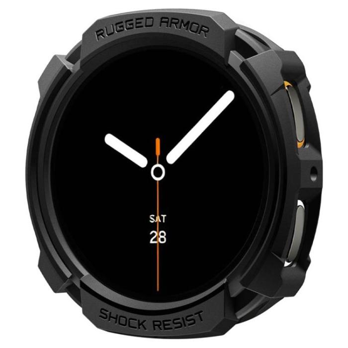 Spigen - Spigen Galaxy Watch 8 (44mm) Skal Rugged Armor - Svart