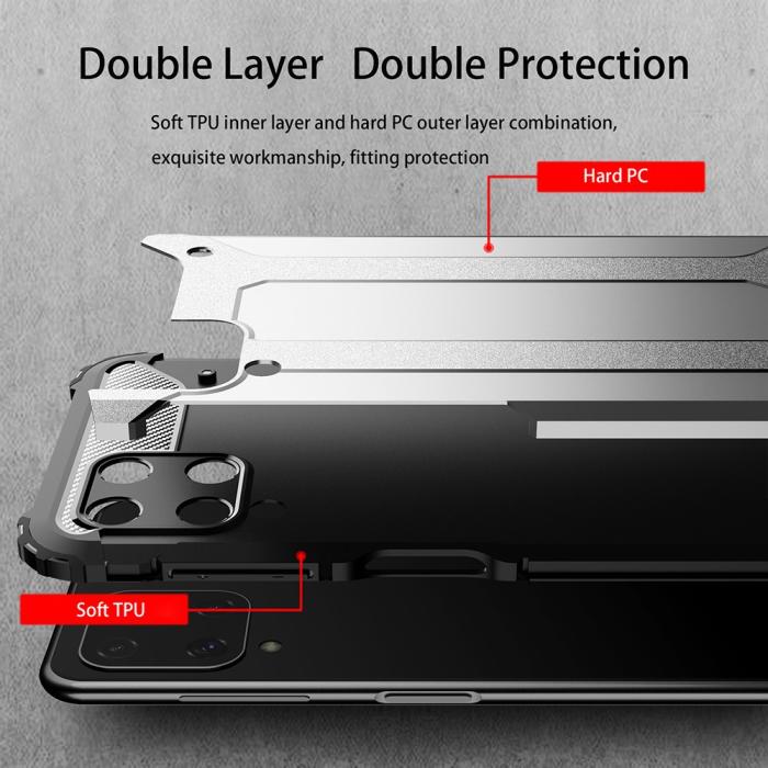 OEM - Tough Armor Mobilskal Galaxy A22 4G - Rose Gold