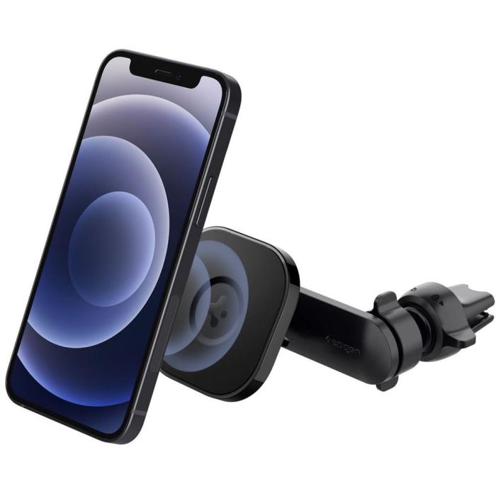 UTGATT1 - Spigen ITS12 Magnetic Magsafe Vent Car Mount - Svart