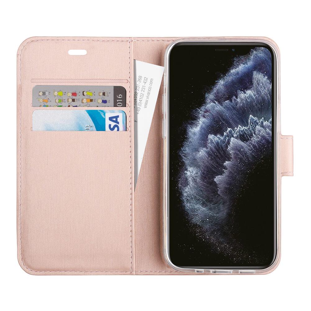 Vivanco Classic Plånboksfodral iPhone 12 mini Rosa