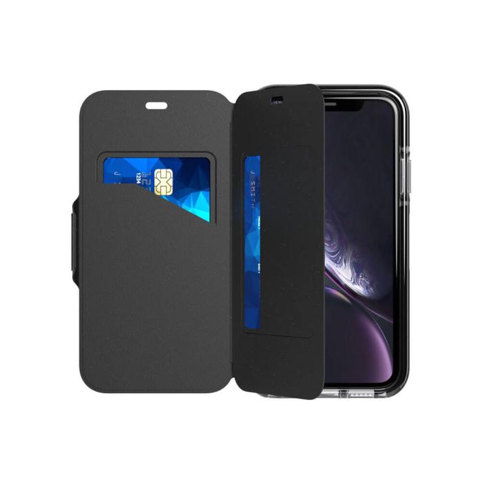 Tech21 - Tech21 Evo Plånboksfodral iPhone XR - Svart