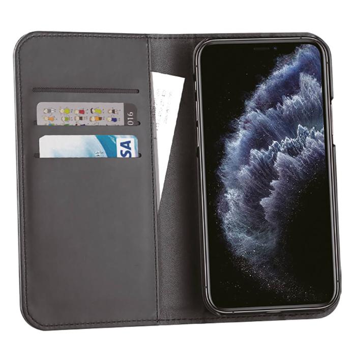 Vivanco - Vivanco Classic Plånboksfodral iPhone 12/12 Pro Svart