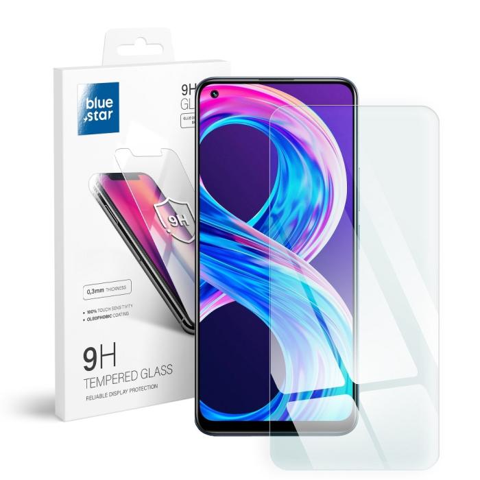 Blue Star - Blue Star Härdat Glas Skärmskydd till Realme 8/8 Pro