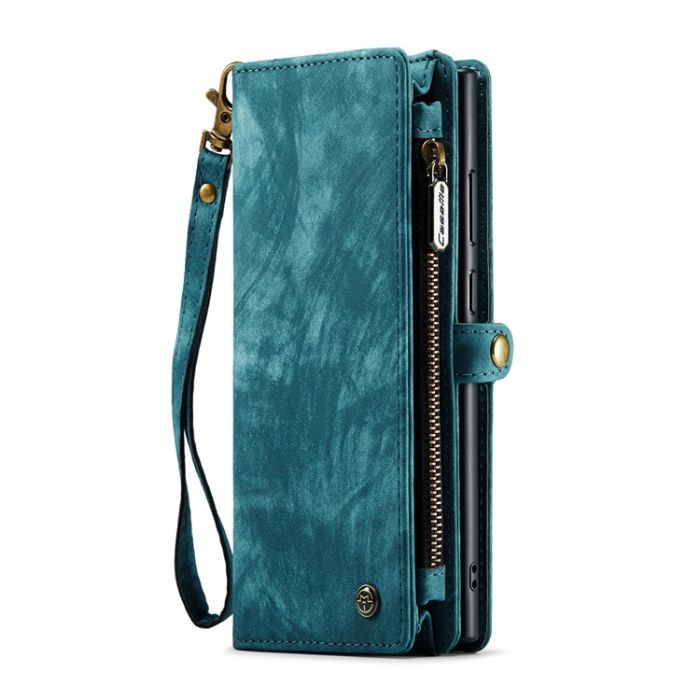 Caseme - Caseme Galaxy S23 Ultra Plånboksfodral Detachable - Blå