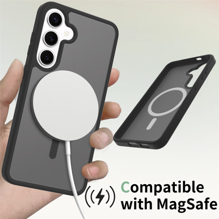 A-One Brand - Galaxy S25 Plus/S24 Plus Mobilskal MagSafe Skin Touch Acrylic